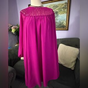 💓 NWT Trina Turk womens Shining Light Mini Dress Small Pink 💕